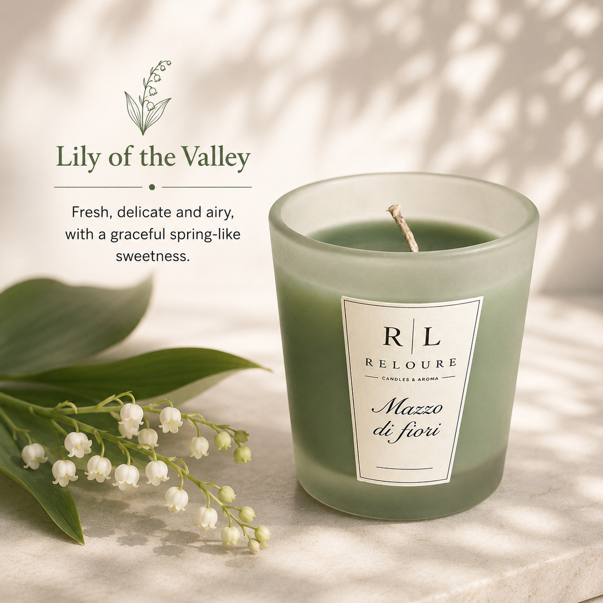 RELOURA Mazzo di Fiori candle gift set – packaging view