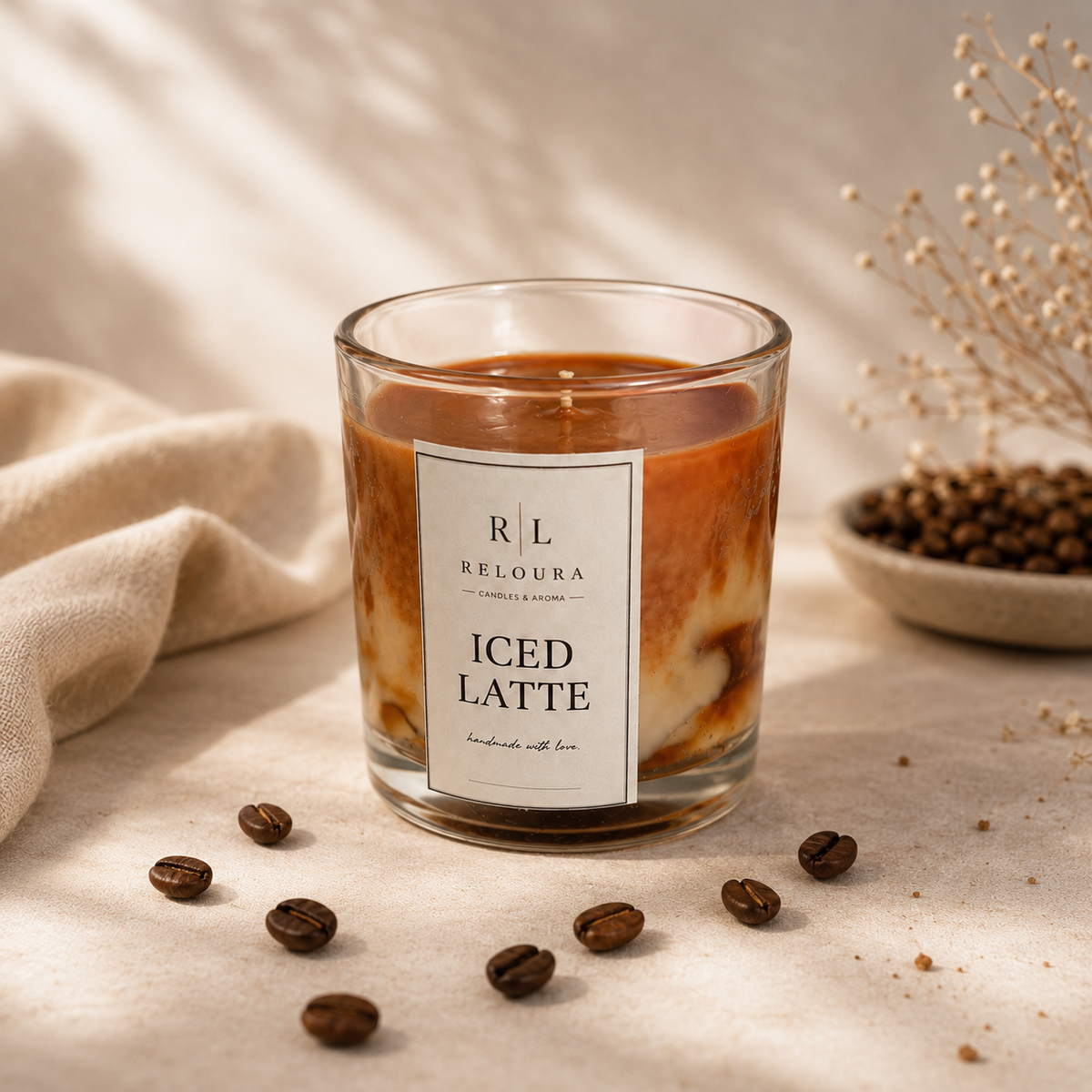 RELOURA Iced Latte Coffee Candle – additional view