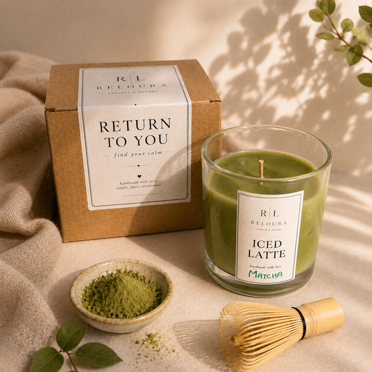 RELOURA Iced Latte Matcha Candle – alternate view