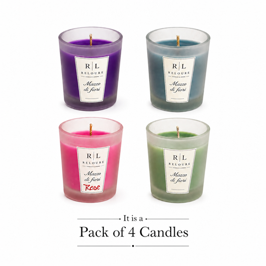 RELOURA Mazzo di Fiori candle gift set