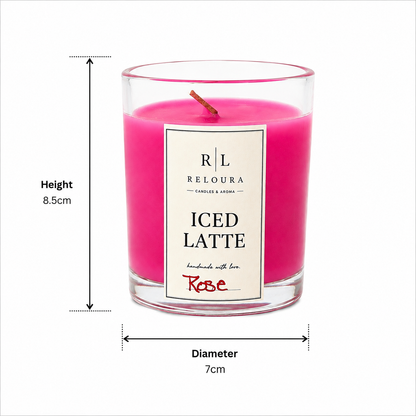 RELOURA Iced Latte Rose Candle – additional view